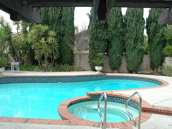 Private Rear Yard with Pool & Spa