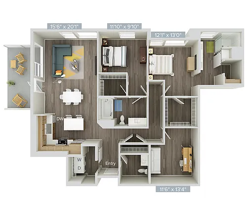 Floor plan B30-1630