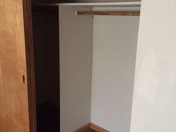 deep, large closets in bedrm