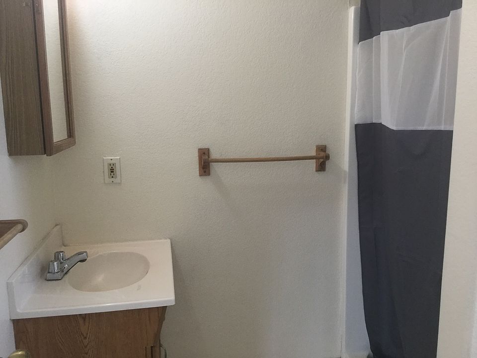 small bathroom with shower.