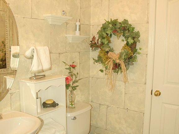 Downstairs Bath with large closet