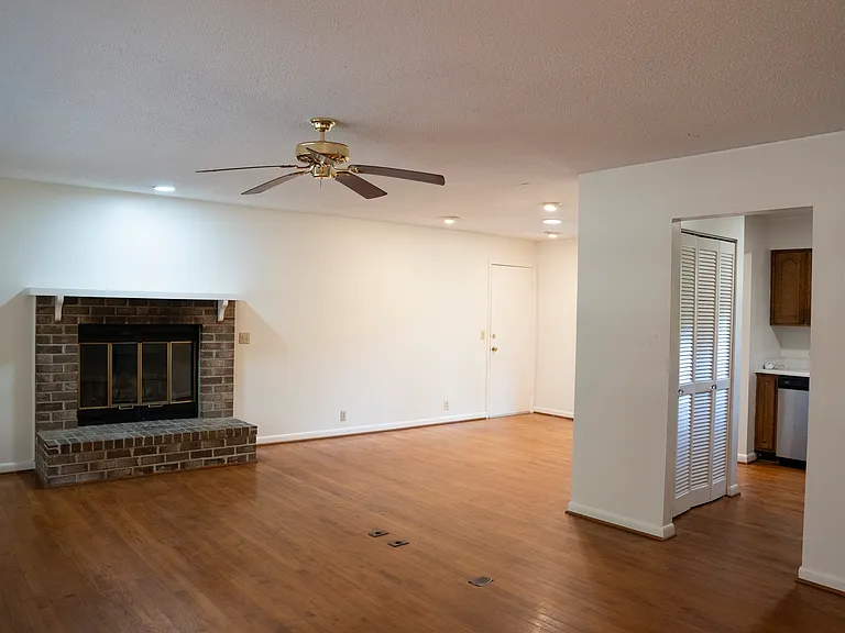 Open Living and Dining area