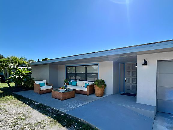 Front exterior virtually staged