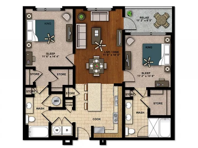 Floor plan Rockwell