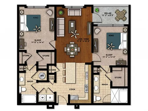 Floor plan Rockwell