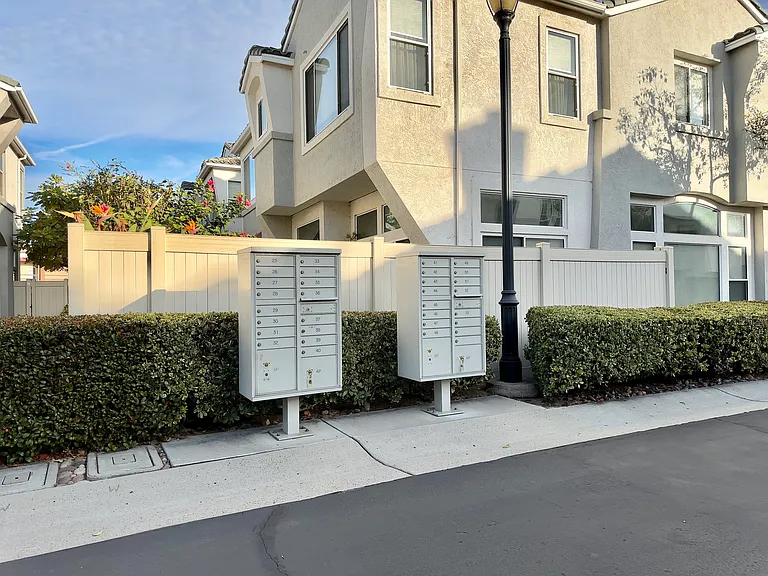 Community mailboxes located right across the unit.