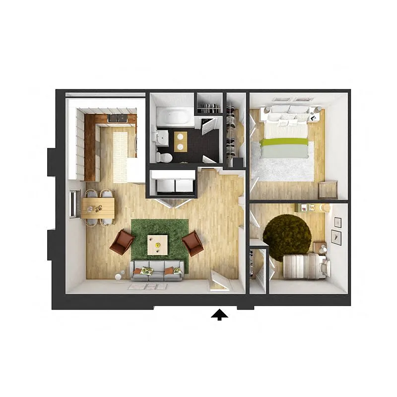 Floor plan The Maury
