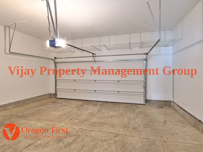 2 Car Garage w/ Storage Racks