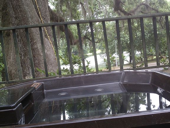 Hot tub view