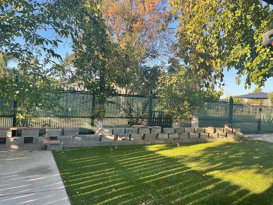 Artificial grass. Landscaping free. Mature fruit trees