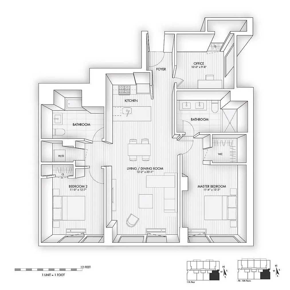 Floor plan 707-1107