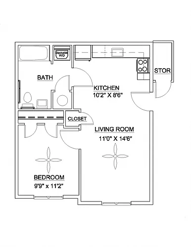 Floor plan The Brightleaf GWII 535