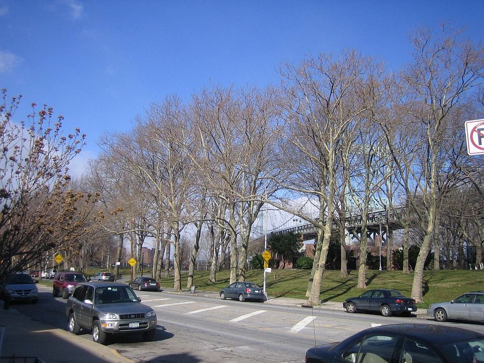 View of Astoria Park and Triboro bridge