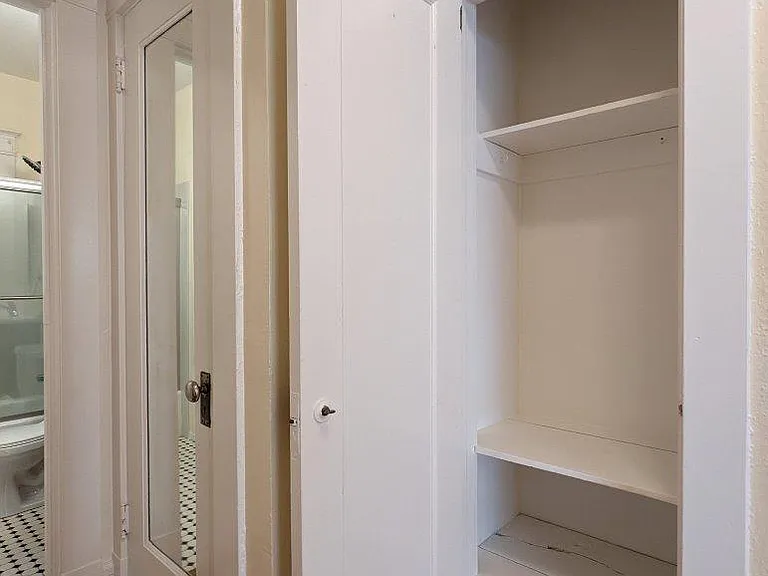 View of hall closet