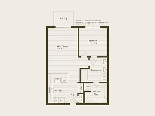 Floor plan 1B