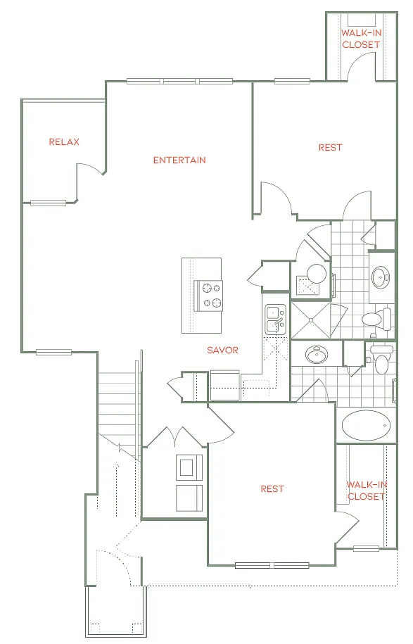 Floor plan B1