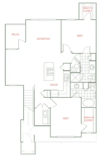 Floor plan B1