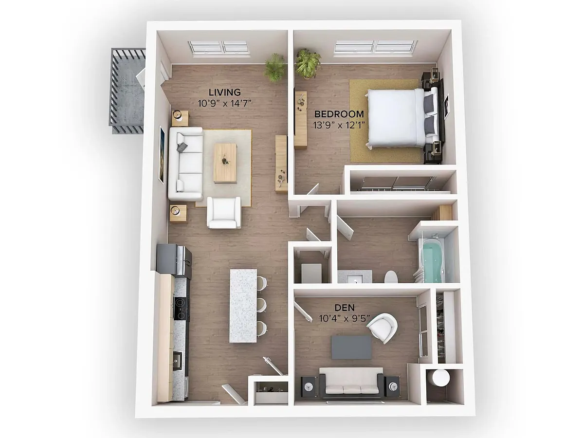 Floor plan A13D