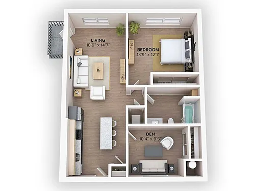 Floor plan A13D