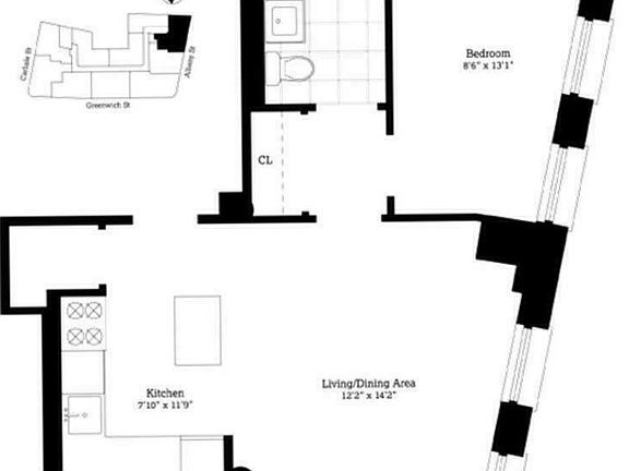 2nd image of 120 Greenwich St APT 5A