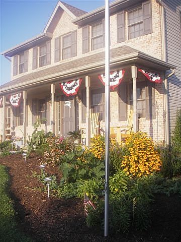 Front flower beds