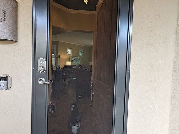 front door security screen