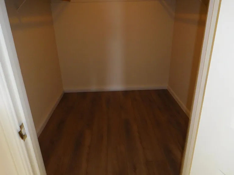 This is a walk in closet in one of the Bedroom.