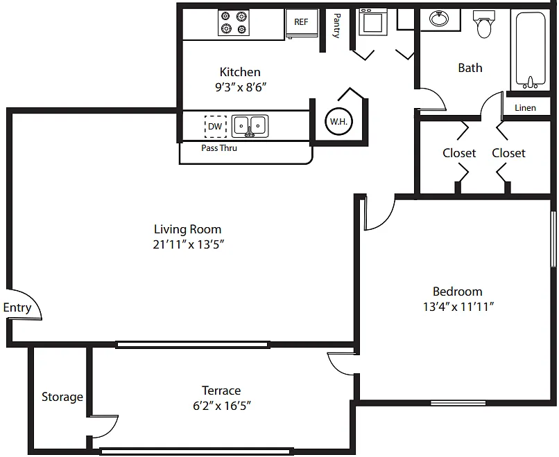 Floor plan A1 - The Aruba