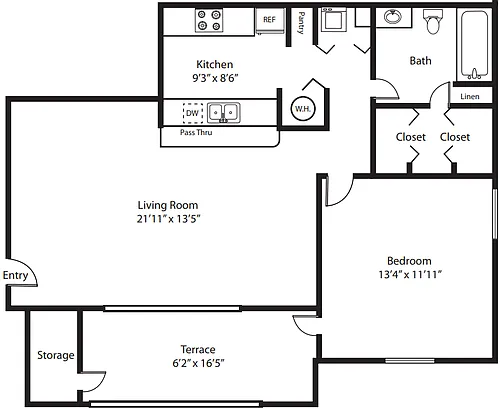 Floor plan A1 - The Aruba