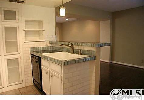 built in shelving for mircrowave or dishes