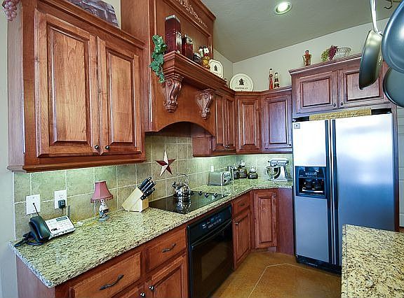 Come closer and see the beautiful cabinets and counters