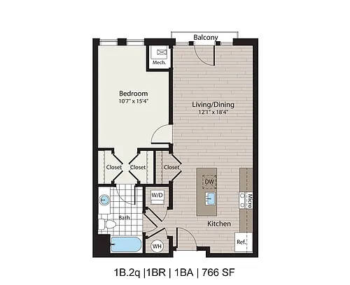 Floor plan 1B.2q