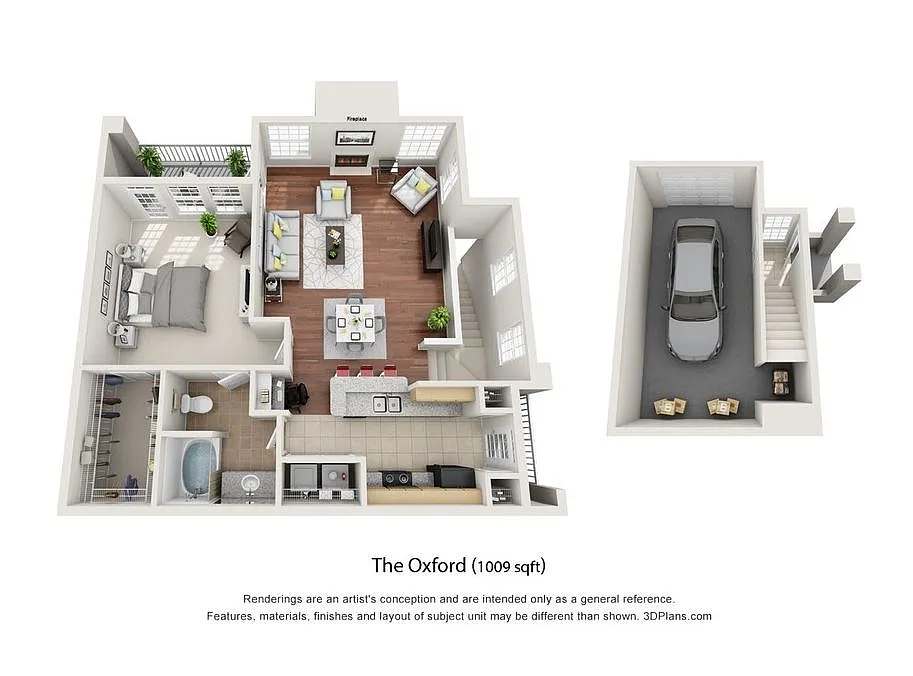 Floor plan Oxford w/Garage