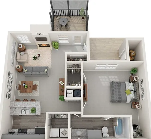 One Bedroom, 906 sqft, Full Sized Washer/Dryer Connections, Screened-in Porch, Fireplace, Vaulted Ceiling, Third Floor Only One Bedroom, 906 sqft, Full Sized Washer/Dryer Connections, Screened-in Porch, Fireplace, Vaulted Ceiling, Third Floor Only