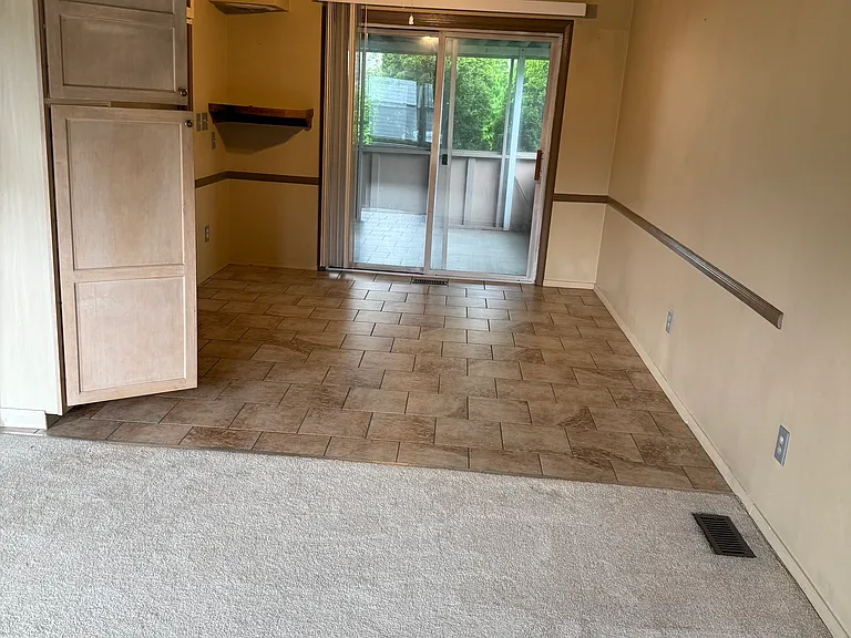 living room & dining area