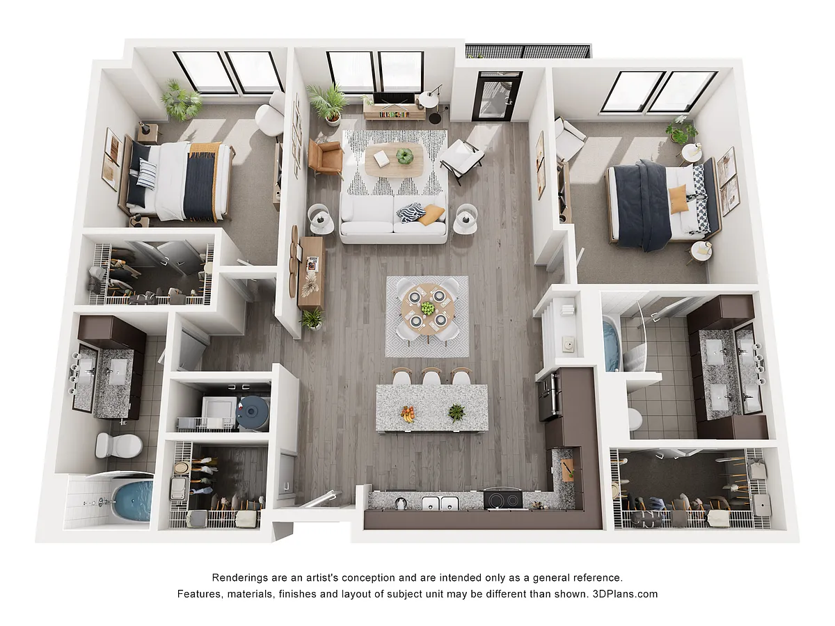 Floor plan B3