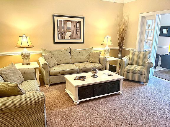 Living room with sofa bed