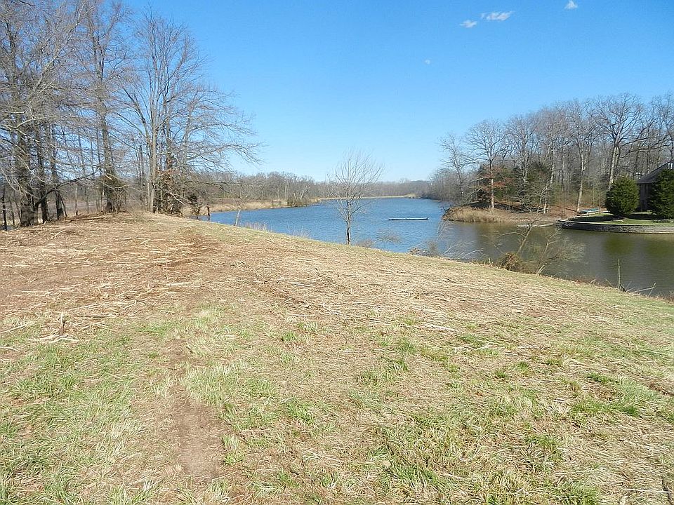 Looking east from lot