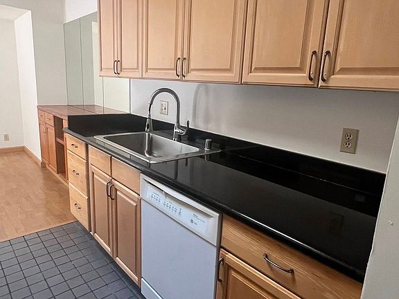 Dishwasher in kitchen