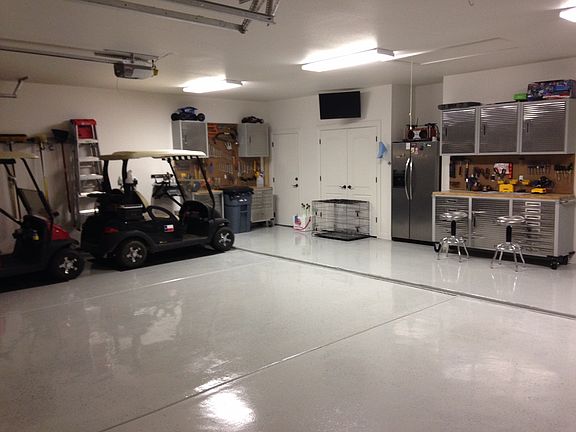 Garage-Epoxy Coated Floor