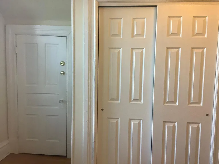 2 separate closets in the second bedroom