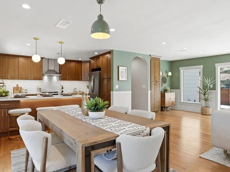 Dining area connected to the heart of the home