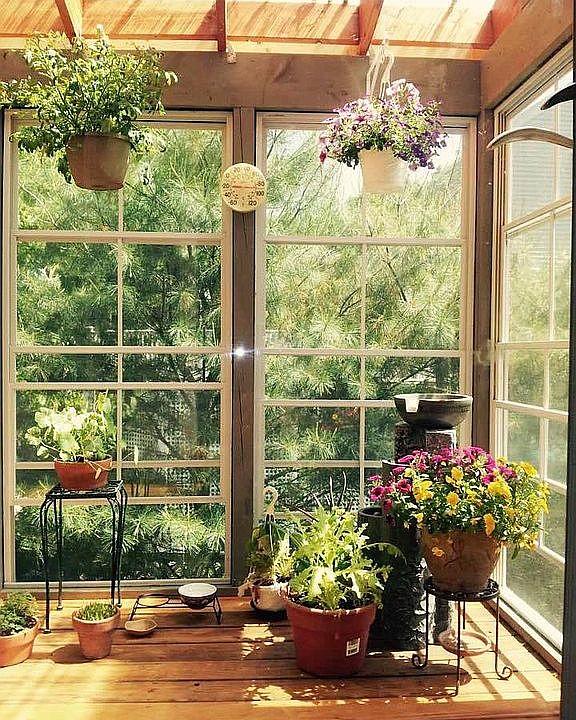 Entry way for porch
