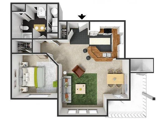 Floor plan Tuscany