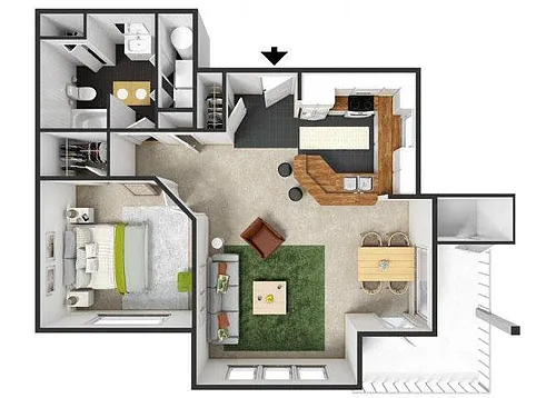 Floor plan Tuscany