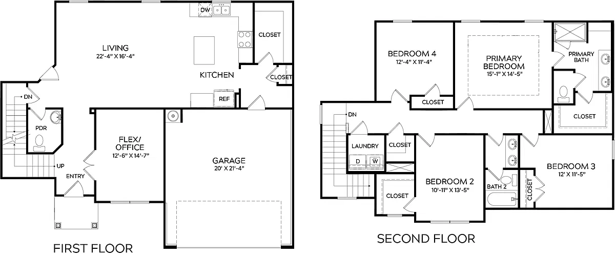 Floor plan Oakmont Flex