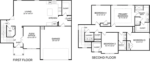 Floor plan Oakmont Flex