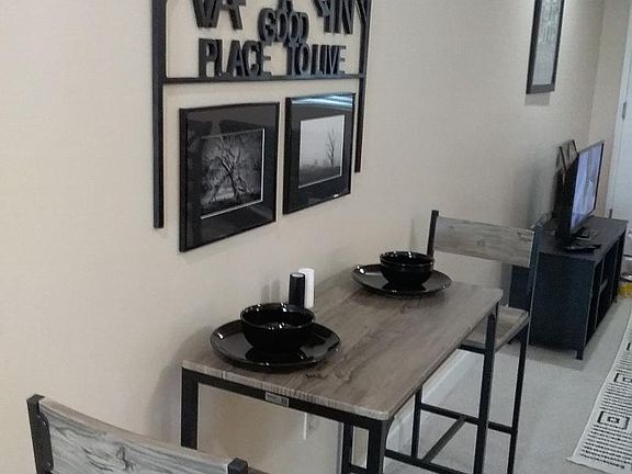 Dining area if you would rather not eat at the bar top.