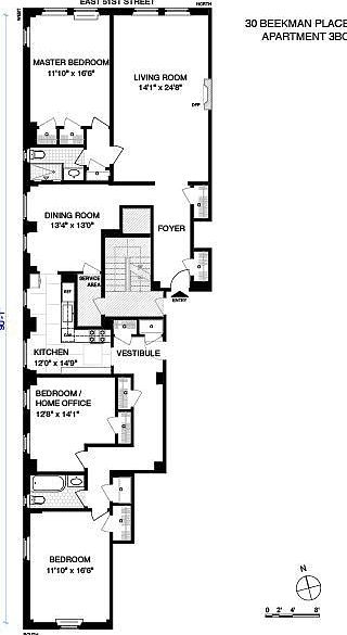 2nd image of 30 Beekman Pl #3BC