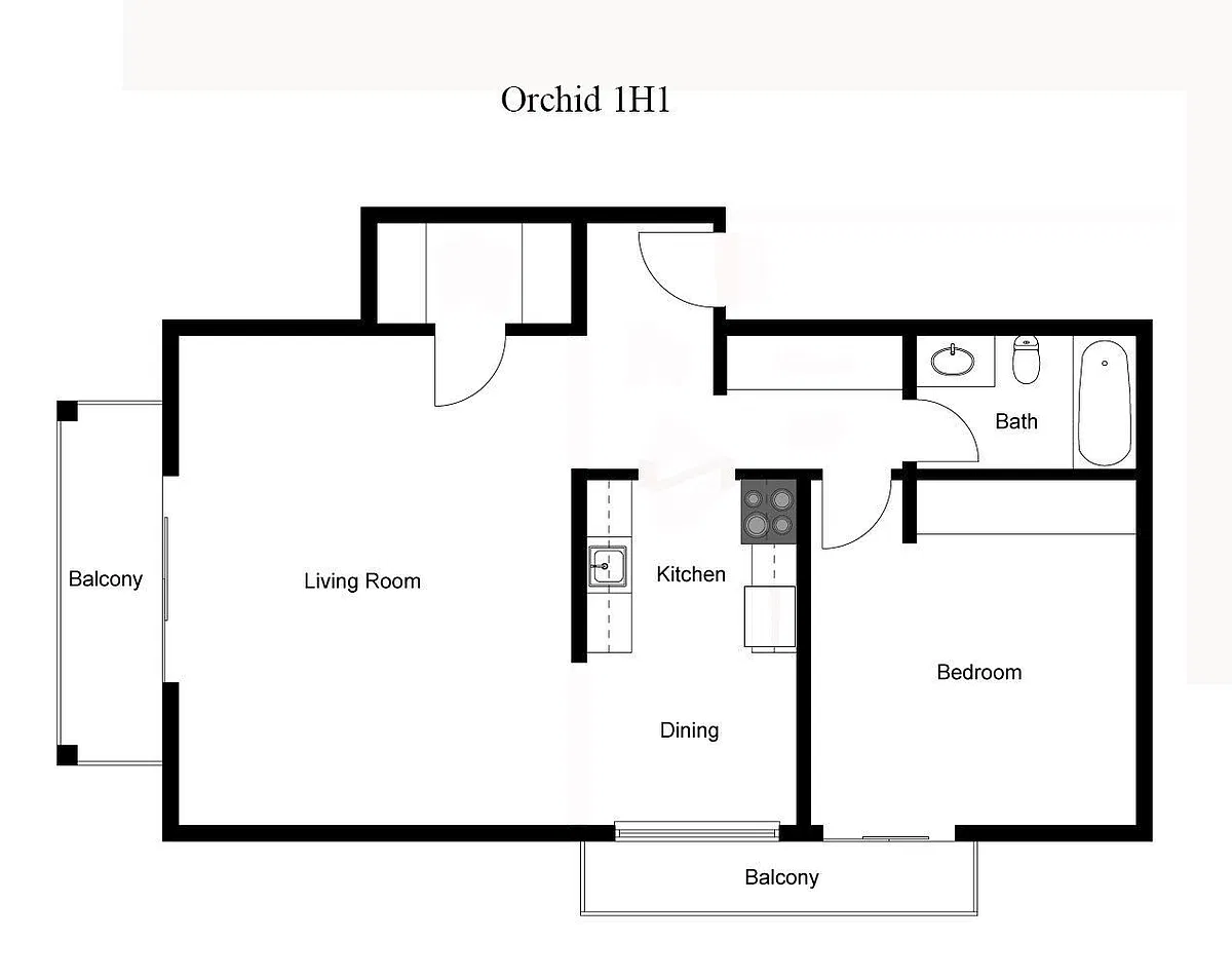 Floor plan Orchid